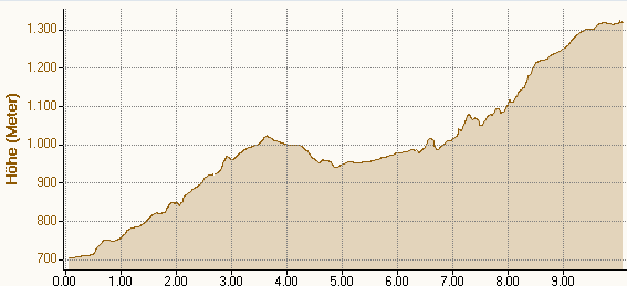 Hhenprofil ZW - GF